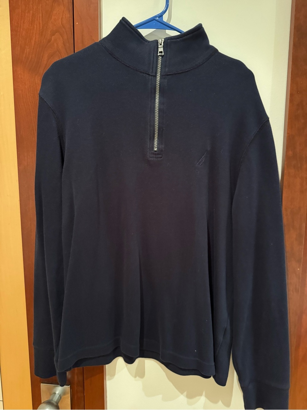 Nautica Men's Navy Half-Zip Pullover Sweater